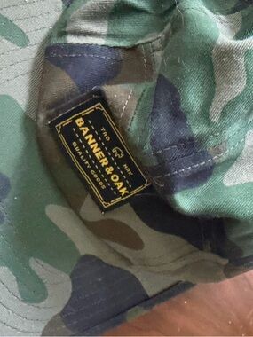 OAK Green Camouflage Bucket Hat